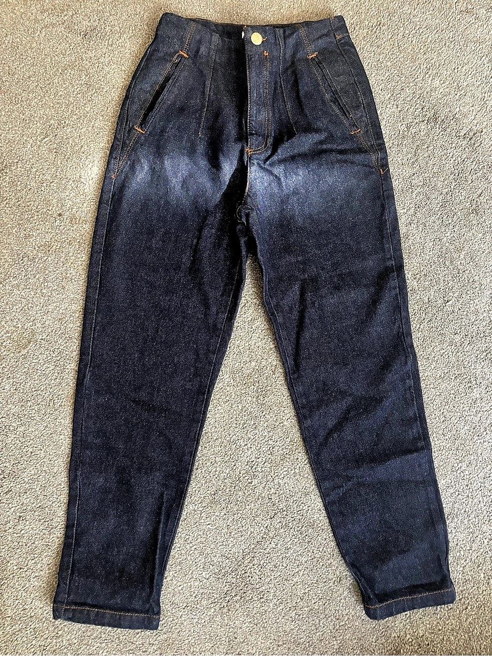 Zara High Rise Jeans in Blue Size Medium (8) Like New